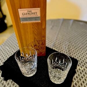 Waterford, Lismore double old-fashioned glasses (set of 2) alc not included